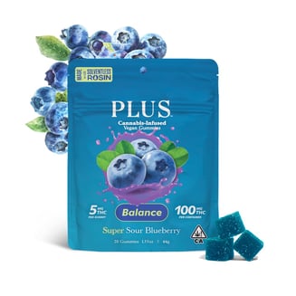 Plus Products: Super Sour Blueberry