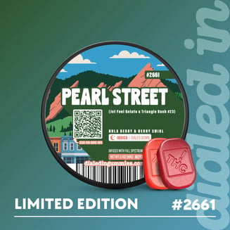 100mg - Pearl Street #2661 - Rosin Gummies (10pk) by Dialed In Gummies