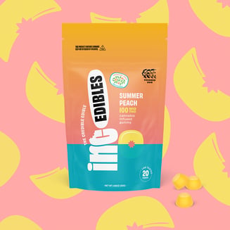 inc.edibles 20 Pack Summer Peach THC Gummies 00868 by (inc)edibles