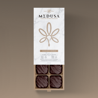 Hazelnut Crunch [10pk] (200mg) by Medusa Chocolates