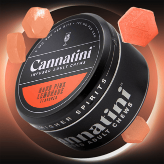 Hard Pink Lemonade [20pk] (100mg ) by Cannatini