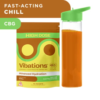Half and Half Iced Tea Lemonade [10pk] (400mg THC/50mg CBG) by Vibations