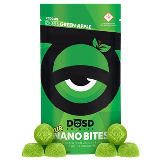 Sour Green Apple [20pk] (2000mg) by DŌSD Edibles