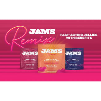 JAMS Remix Fast- Acting Ratio Jellies Blackberry (I) 00251 by JAMS