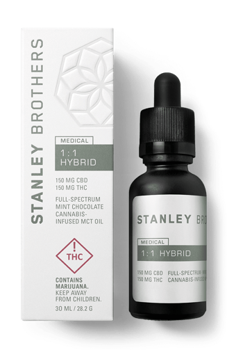 1:1 CBD:THC (150mg CBD/150mg THC) by Stanley Brothers