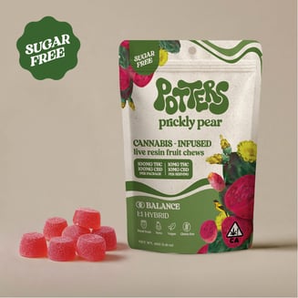 Potters: Prickly Pear - Free Fruit Chews