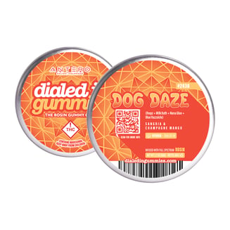 100mg - Dog Daze #2438 - Rosin Gummies (10pk) by Dialed In Gummies