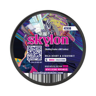 100mg - Skylon #2538 - Rosin Gummies (10pk) by Dialed In Gummies