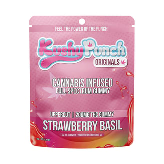 Strawberry Basil - Uppercut [10pk] (200mg) by Kushy Punch