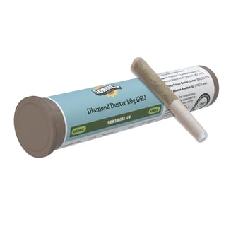 Gush Mintz Diamond Duster Pre-roll 1.0g by Sunnies