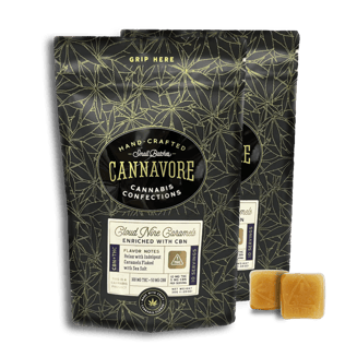 Cannavore Caramels  2:1 Cloud Nine [10pk] (100mg THC/50mg CBN) by Cannavore Edibles