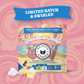 Beachtime Betty's - Strawberry Lemonade Swirl [2pk] (50mg THC/10mg CBG) by Betty's Eddies
