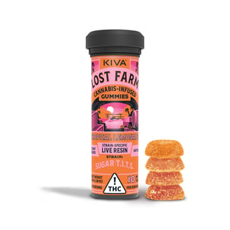 Tropical Lemonade x Sugar T.I.T.S. [10pk] (100mg) by Lost Farm