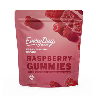 Raspberry [10pk] (100mg) by Every Day Weed