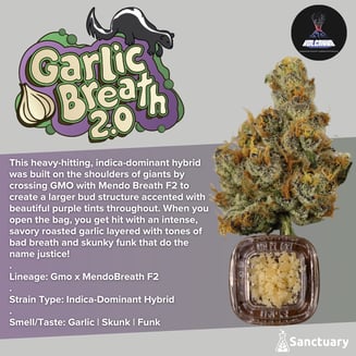 Crumble Baller Jar - Garlic Breath [4g] - Cured Resin by Volcanna