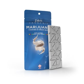 Cookies & Cream Bar (500mg) by Zen Cannabis