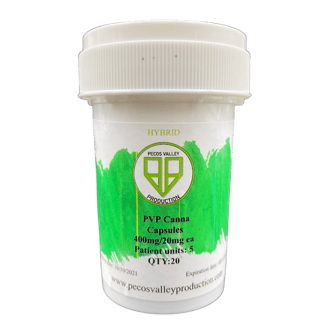 Canna Capsules [20pk] (400mg) by Pecos Valley Production