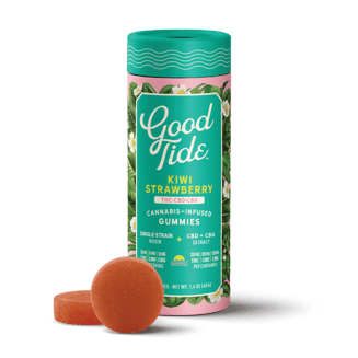 Kiwi Strawberry 2:1:1 CBD + CBG Single-Strain Rosin Gummies | Refreshing | 200mg by Good Tide