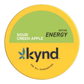 Energy Sour Green Apple [11pk] (220mg THC/110mg THCV) by KYND