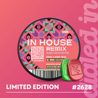 100mg - In House Remix #2628 - Rosin Gummies (10pk) by Dialed In Gummies