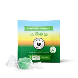 Go Betty Go - Watermelon [1pk] (40mg THC/2.5mg THCV) by Betty's Eddies