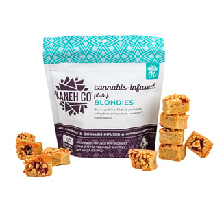 PB&J Blondies [10pk] (100mg THC) by Kaneh Co