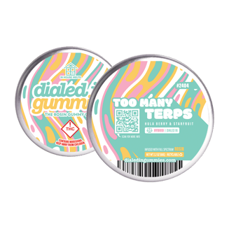 100mg - Too Many Terps #2404 - Rosin Gummies (10pk) by Dialed In Gummies