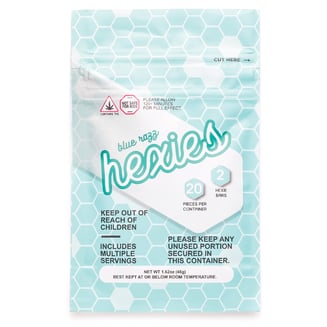 Hexies Blue Razz [20pk] (100mg) by Hexies