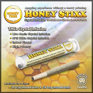 Peach Crescendo x Strawberry Banana [.5g] by Honey Tree
