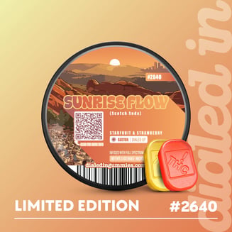 100mg - Sunrise Flow #2640 - Rosin Gummies (10pk) by Dialed In Gummies