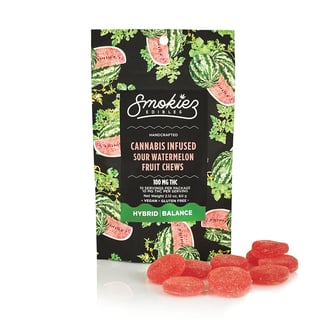 Sour Watermelon - Hybrid [10pk] (100mg) by Smokiez