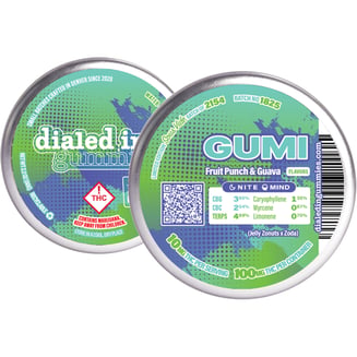 100mg - Gumi - Rosin Gummies (10pk) by Dialed In Gummies