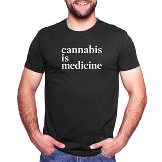 Cannabis is Medicine - Black [S]