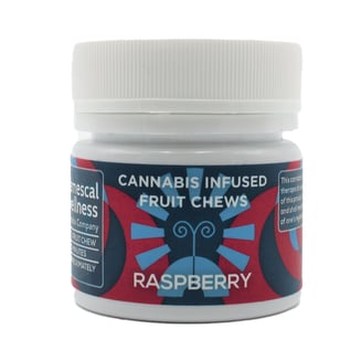 Fruit Chew Raspberry 5mg (10pk) by Temescal Wellness