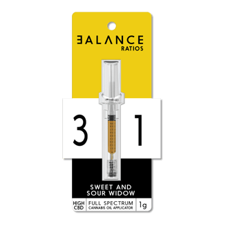 BALANCE Ratios 3:1 High CBD Applicator - Sweet and Sour Widow by Mfused