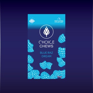 Super Sour Blue Raz (200mg) by Choice