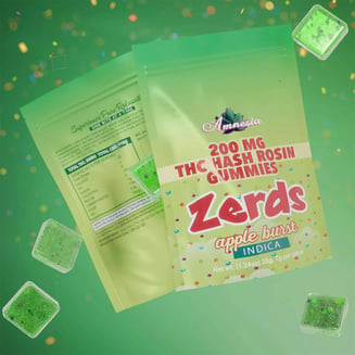 Apple Burst Hash Rosin Zerds [5pk] (200mg) by Amnesia