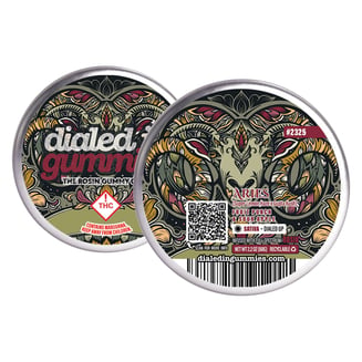 100mg - Aries #2325 - Rosin Gummies (10pk) by Dialed In Gummies