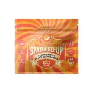 1:1 Fast-Acting Sparked Up Orange [100pk] (100mg THCV/100mg THC) by SweetBuzz