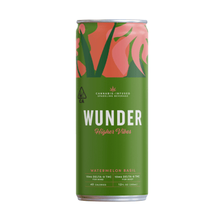 Higher Vibes Watermelon Basil (10mg THC/10mg Delta-8) by FIND WUNDER