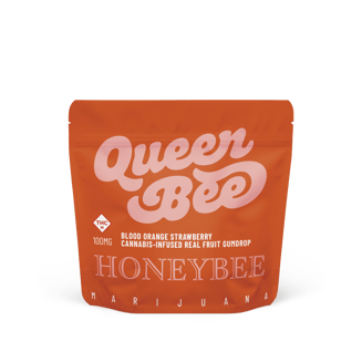 Blood Orange Strawberry Gumdrop [1pk] (100mg) by Honeybee
