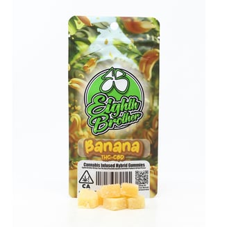 Banana THC:CBD [10pk] (100mg CBD/100mg THC) by Eighth Brother