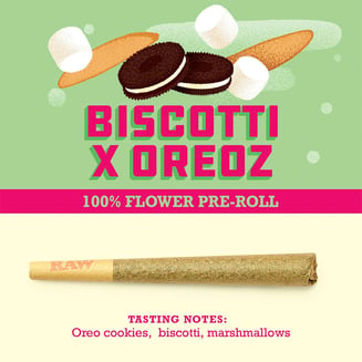 Biscotti x Cream Cookiez [1g] by Paper Crane Cannabis