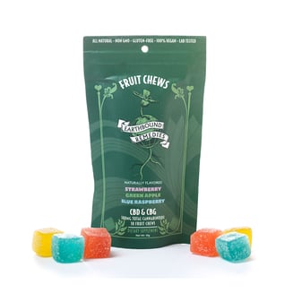 Fruit Chew Gummies [10pk] (250mg CBD/250mg CBG) by Earthbound Remedies