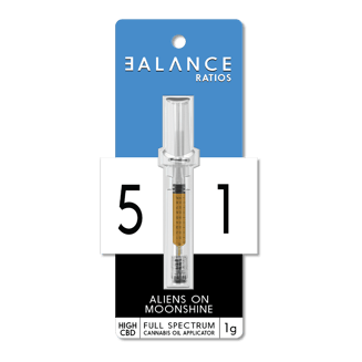 BALANCE Ratios 5:1 High CBD Applicator - Aliens on Moonshine by Mfused
