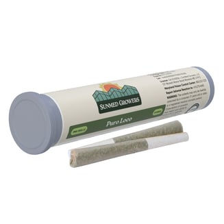 Puro Loco Pre-Roll 0.5g 2-Pack by SunMed Growers