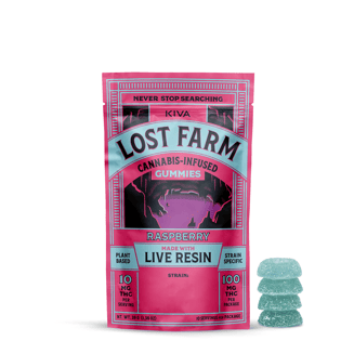 Raspberry x Kush Cake [10pk] (100mg) by Lost Farm