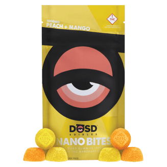 Peach + Mango [20pk] (1000mg THC) by DŌSD Edibles