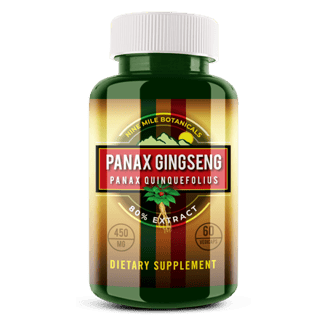 Panax Ginseng [60pk] (450mg) by Nine Mile Botanicals