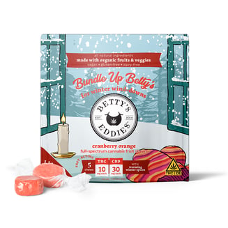 Bundle Up Betty’s - Cranberry Orange [5pk] (30mg CBD/50mg THC) by Betty's Eddies